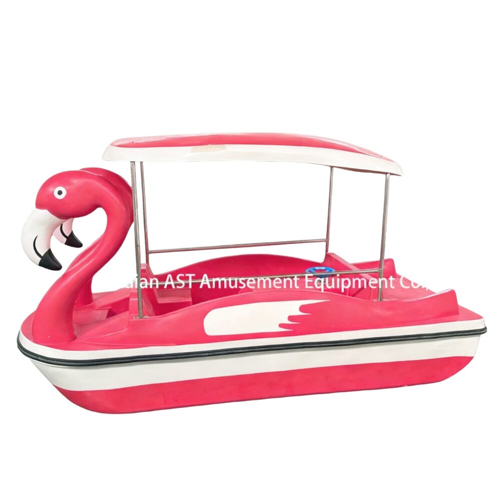 Flamingo fiberglass pedal boat-P419