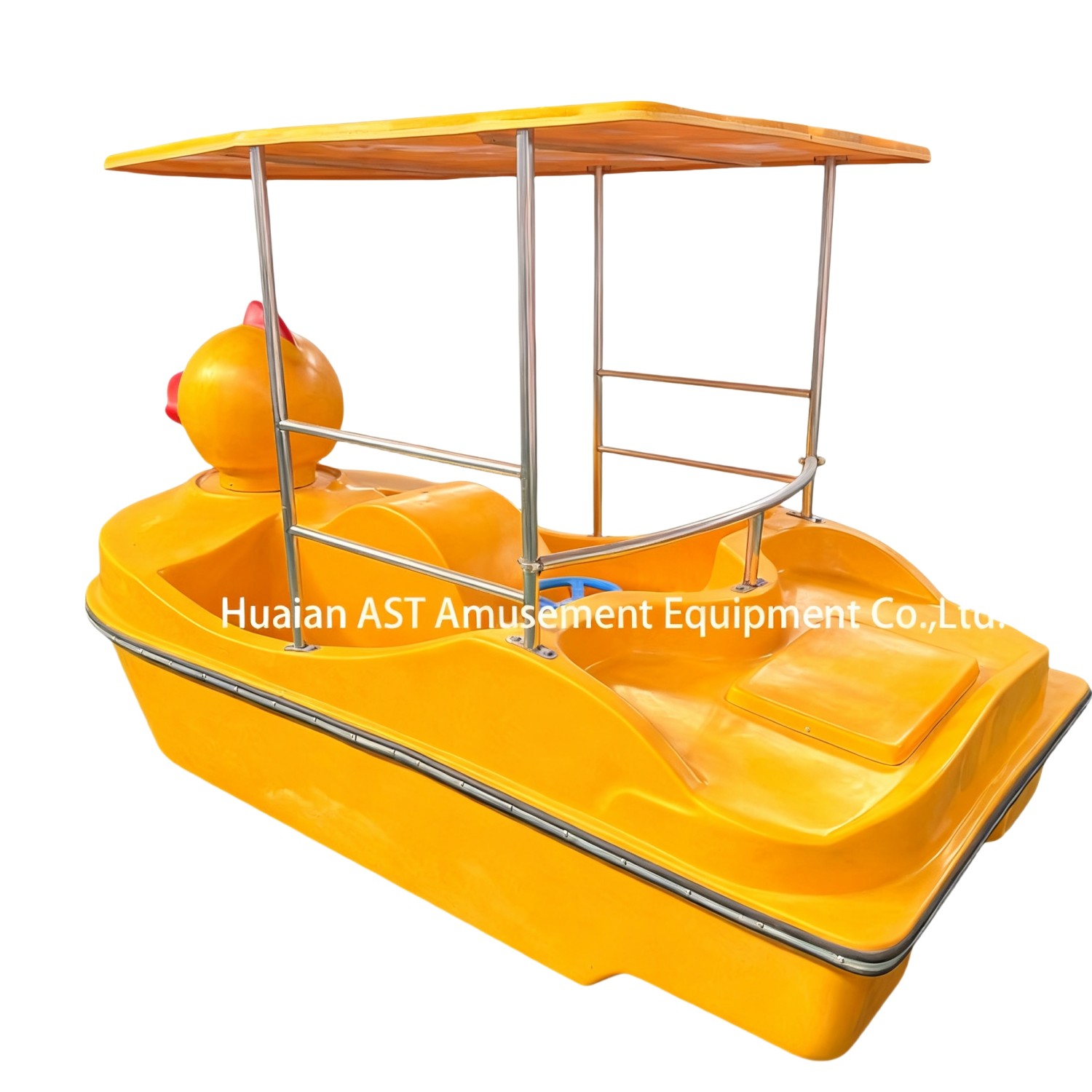 2 person fiberglass duck pedal boat-P204 - Image 2