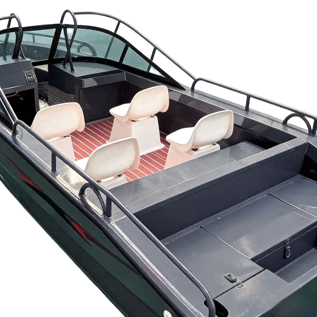 KP-AB480B Aluminum alloy strong body boat Strengthen hull - Image 2