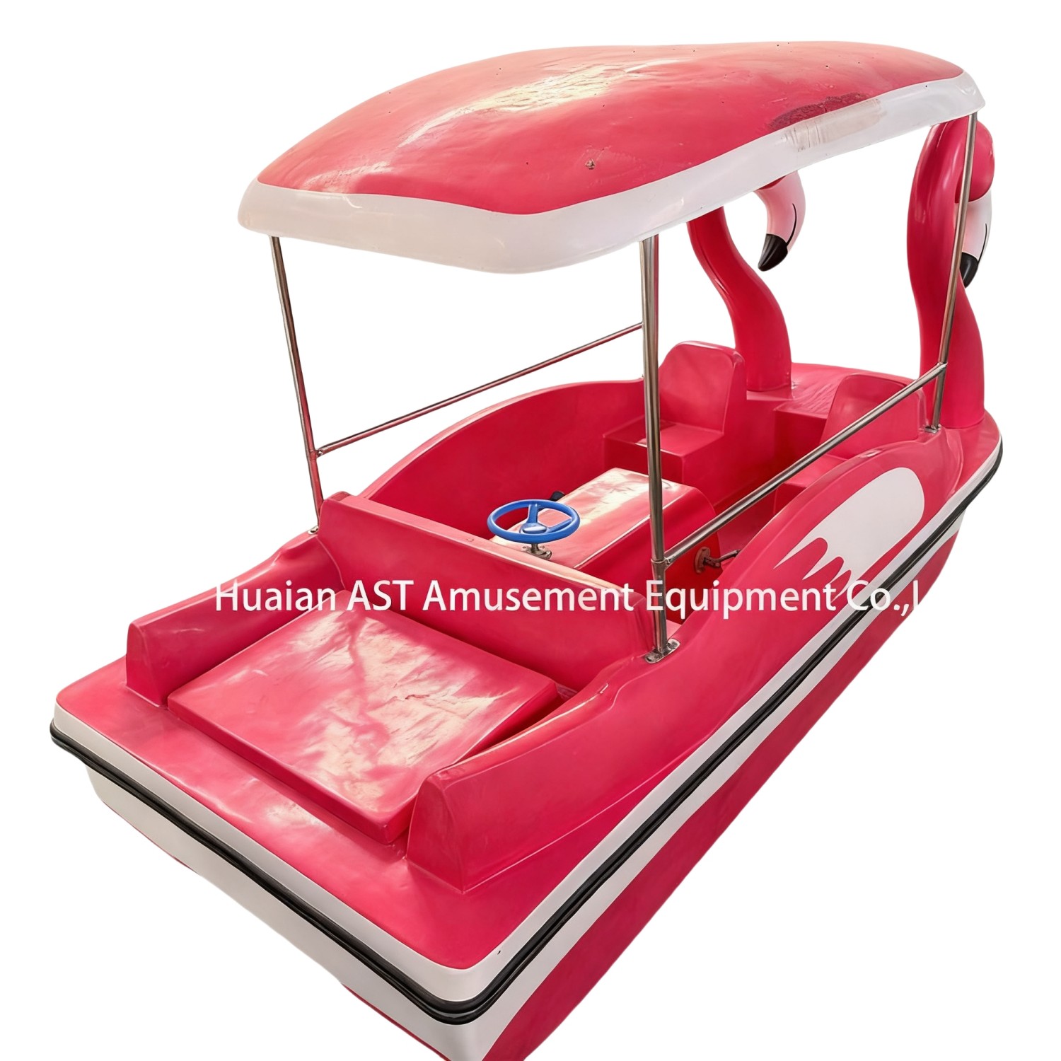 Flamingo fiberglass pedal boat-P419 - Image 4