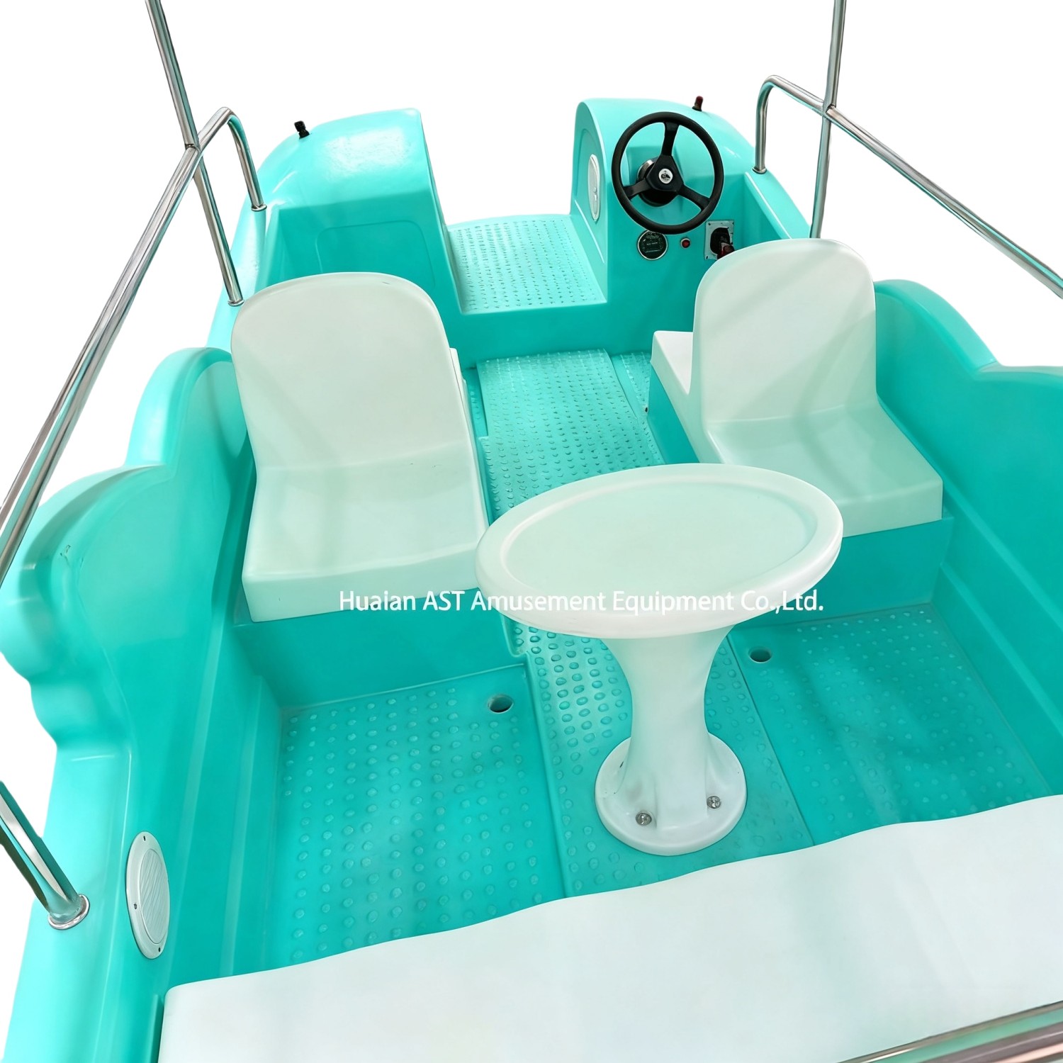 KP-E418 China park plastic electric boat for sale - Image 5