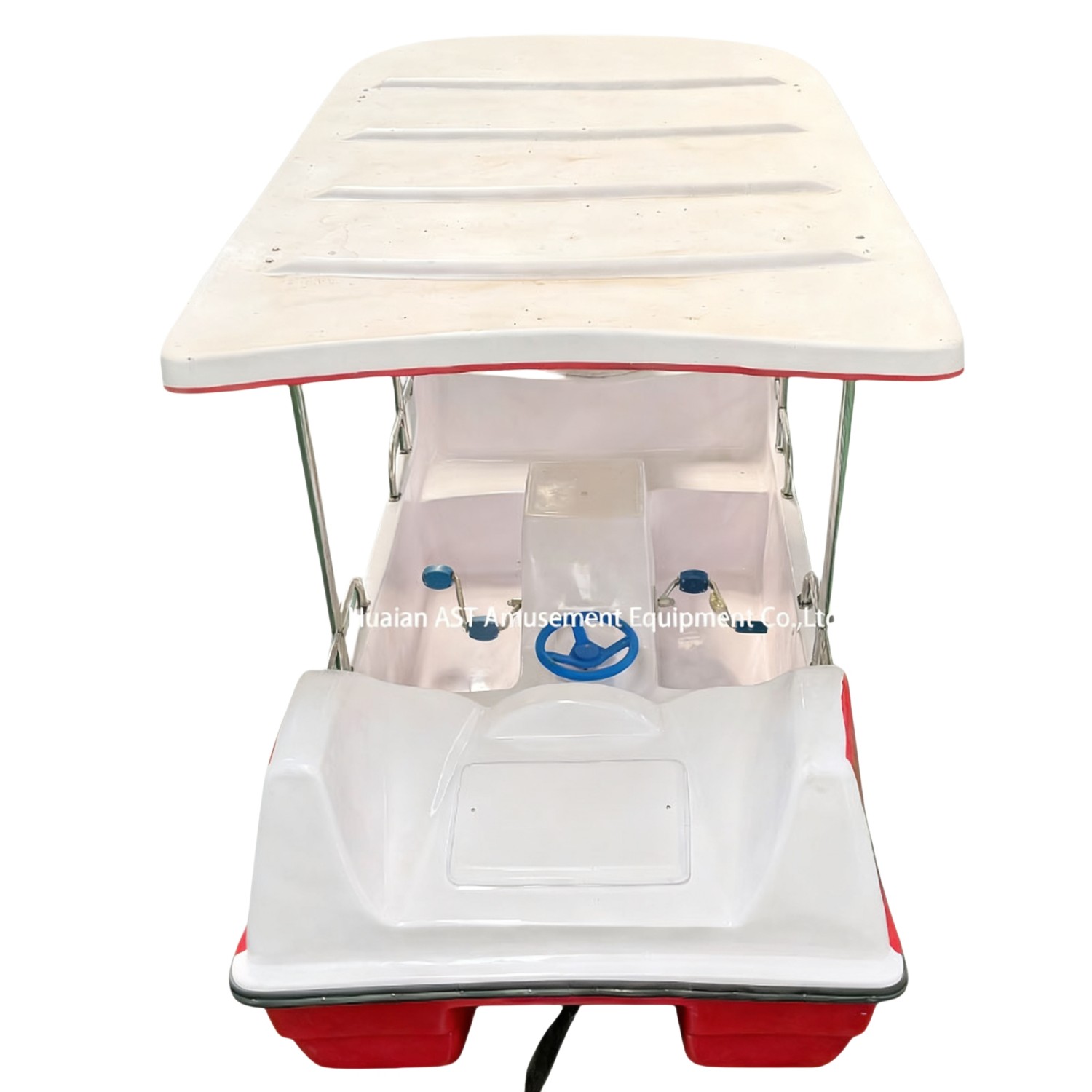 China 4 person fiberglass swan pedal boat-P409 - Image 4