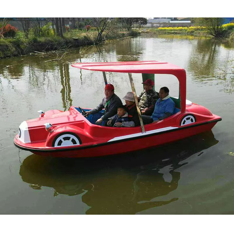 4-Seat FRP Vintage Boat Park Application