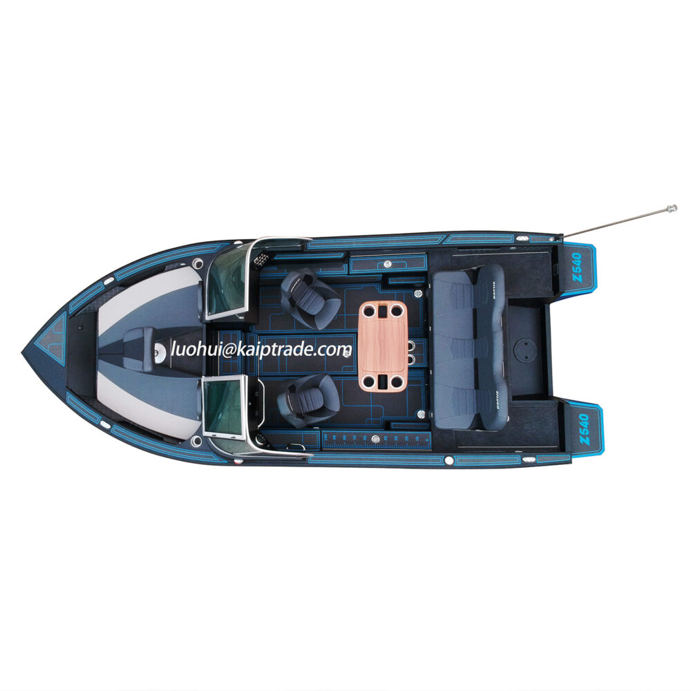 Z540 aluminum speed fishing boat