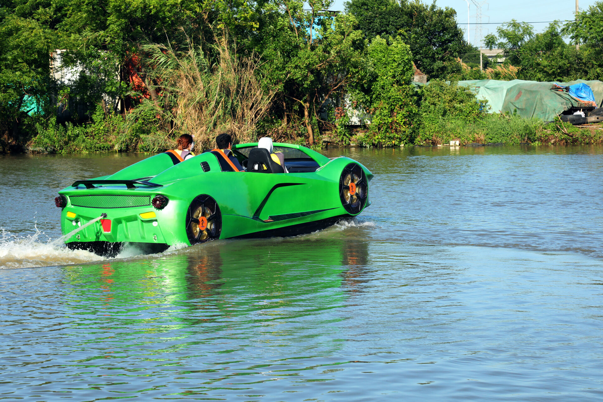 KP-FF02 Jet car supercar water sport ocean racing boat - Image 3